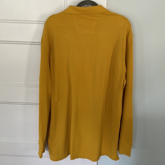 Men’s XL XLarge Nautica Gold Mustard Yellow Long Sleeve Shirt - Picture 2 of 6